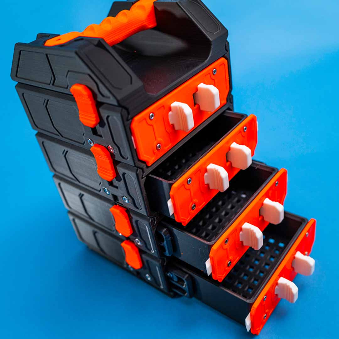 Modular 3D-Printable Tool Drawers