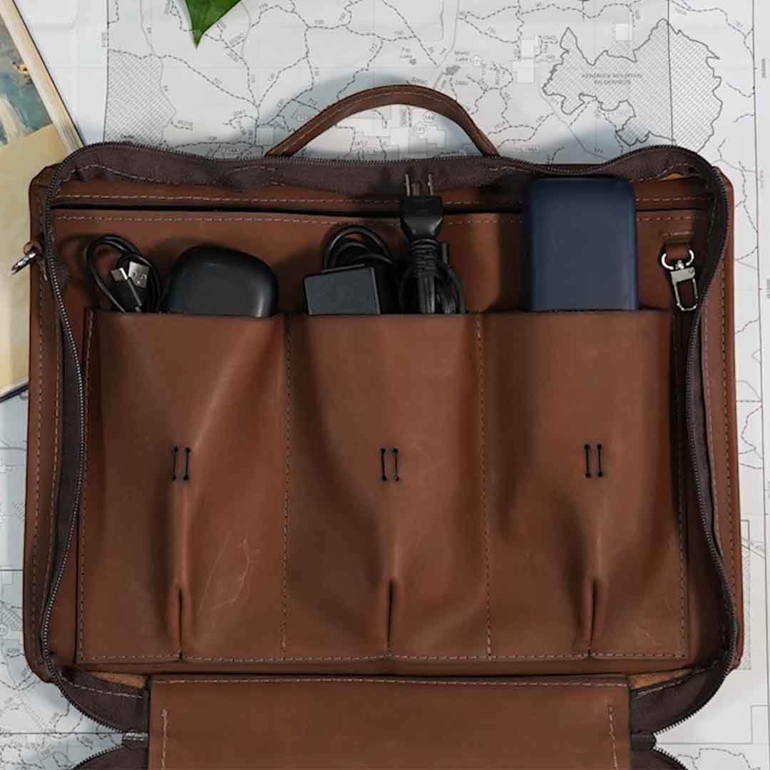 Heirloom Quality Classic Leather Briefcase