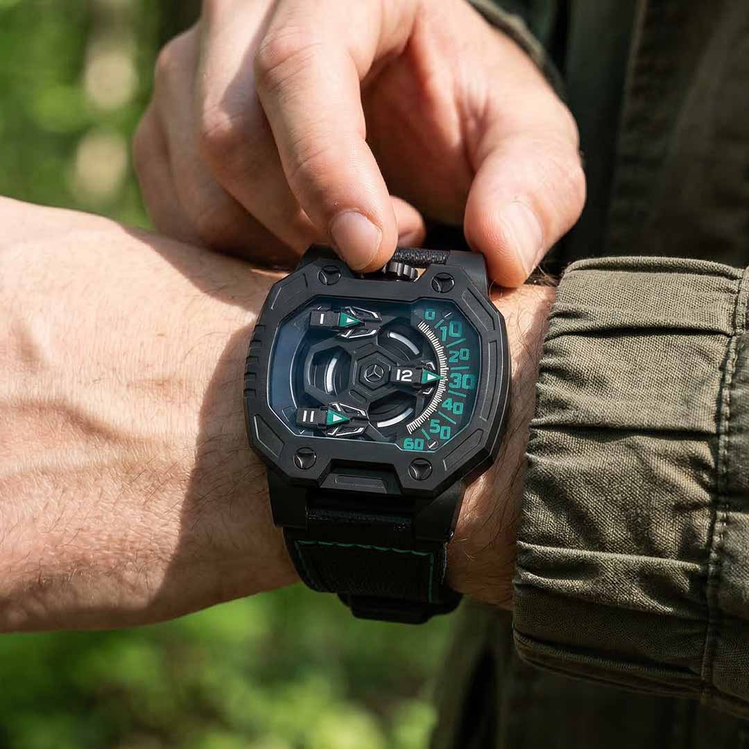 Titanium Orbital Mechanical Watch