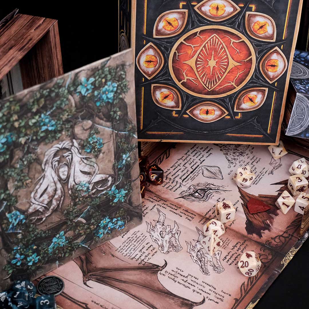 The Tome That Becomes A Dice Tray