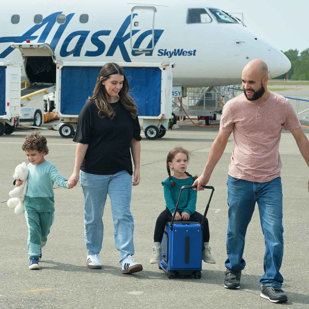 Ride-On Carry-On for Stress-Free Family Trips