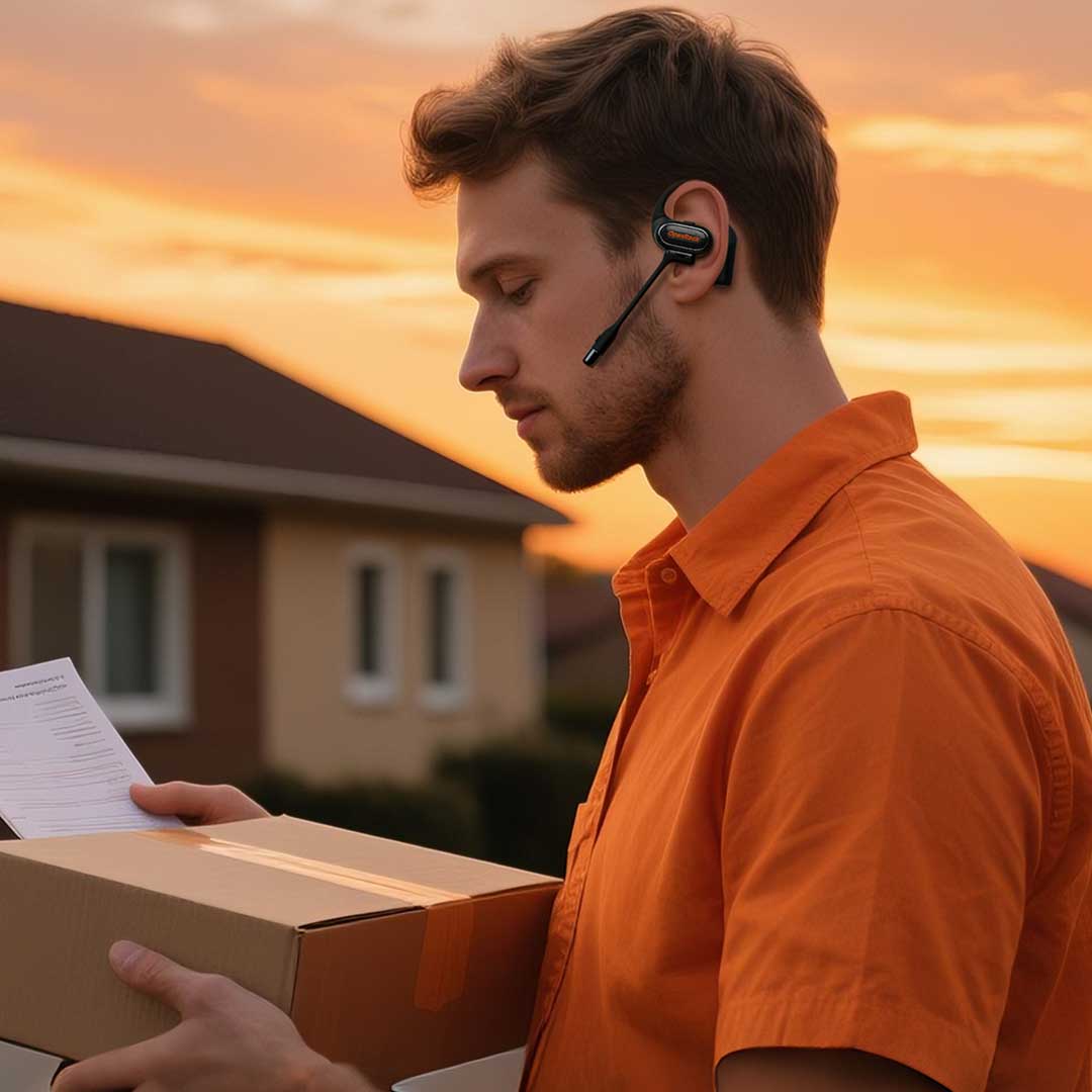 The Open-Ear Headset With Magnetic Mic