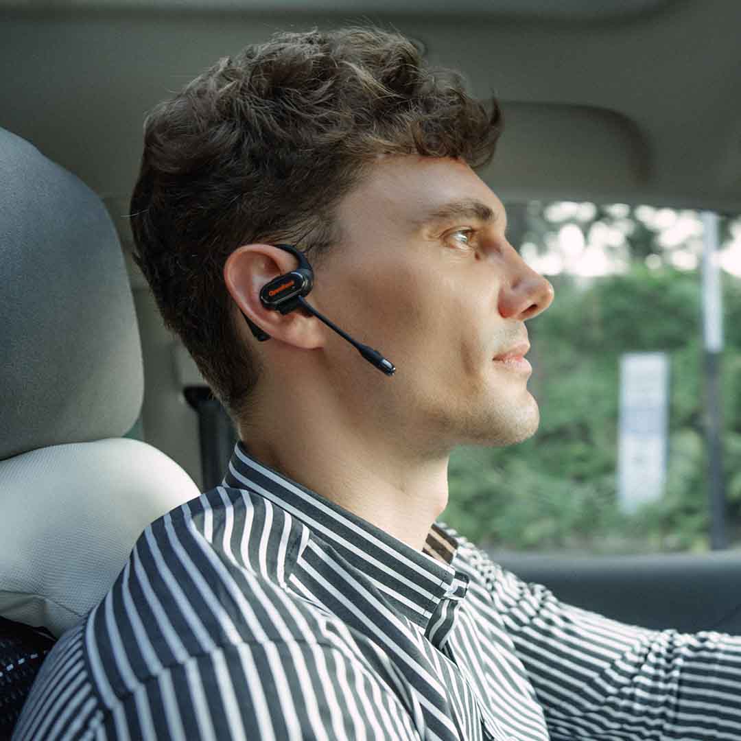 The Open-Ear Headset With Magnetic Mic