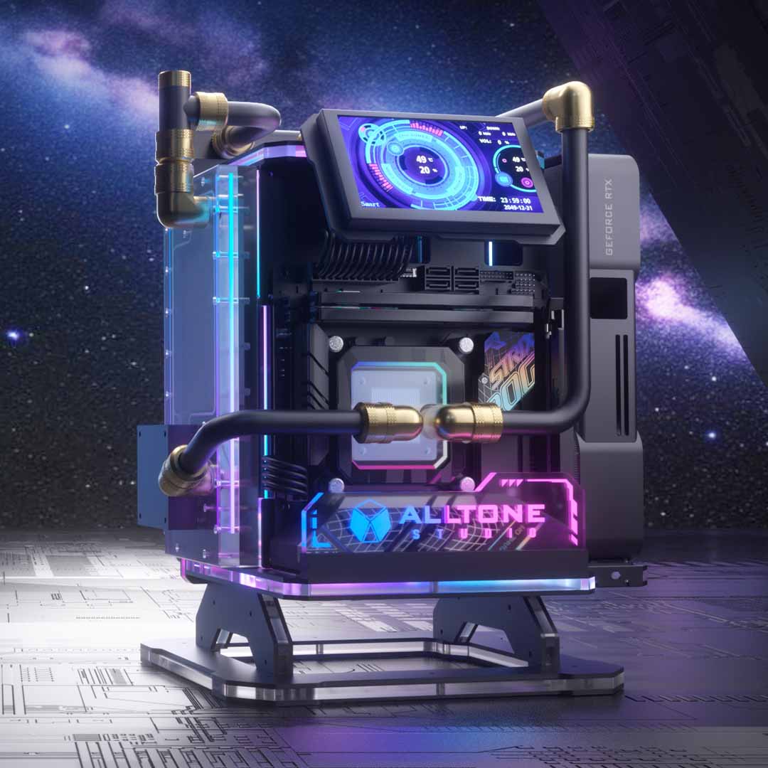 The Open-Air ITX Case For Desk Art