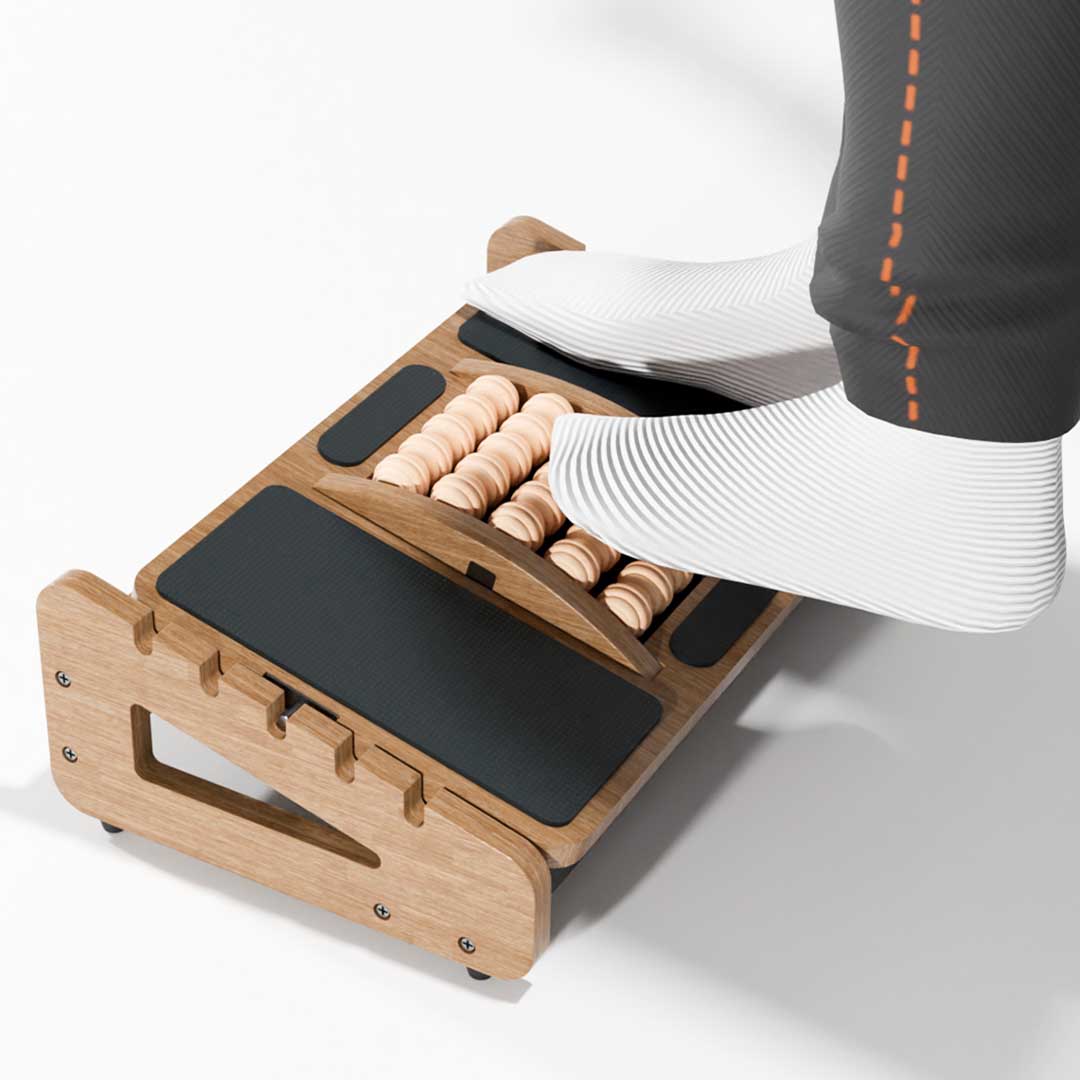 5-in-1 Dual-Surface Footrest