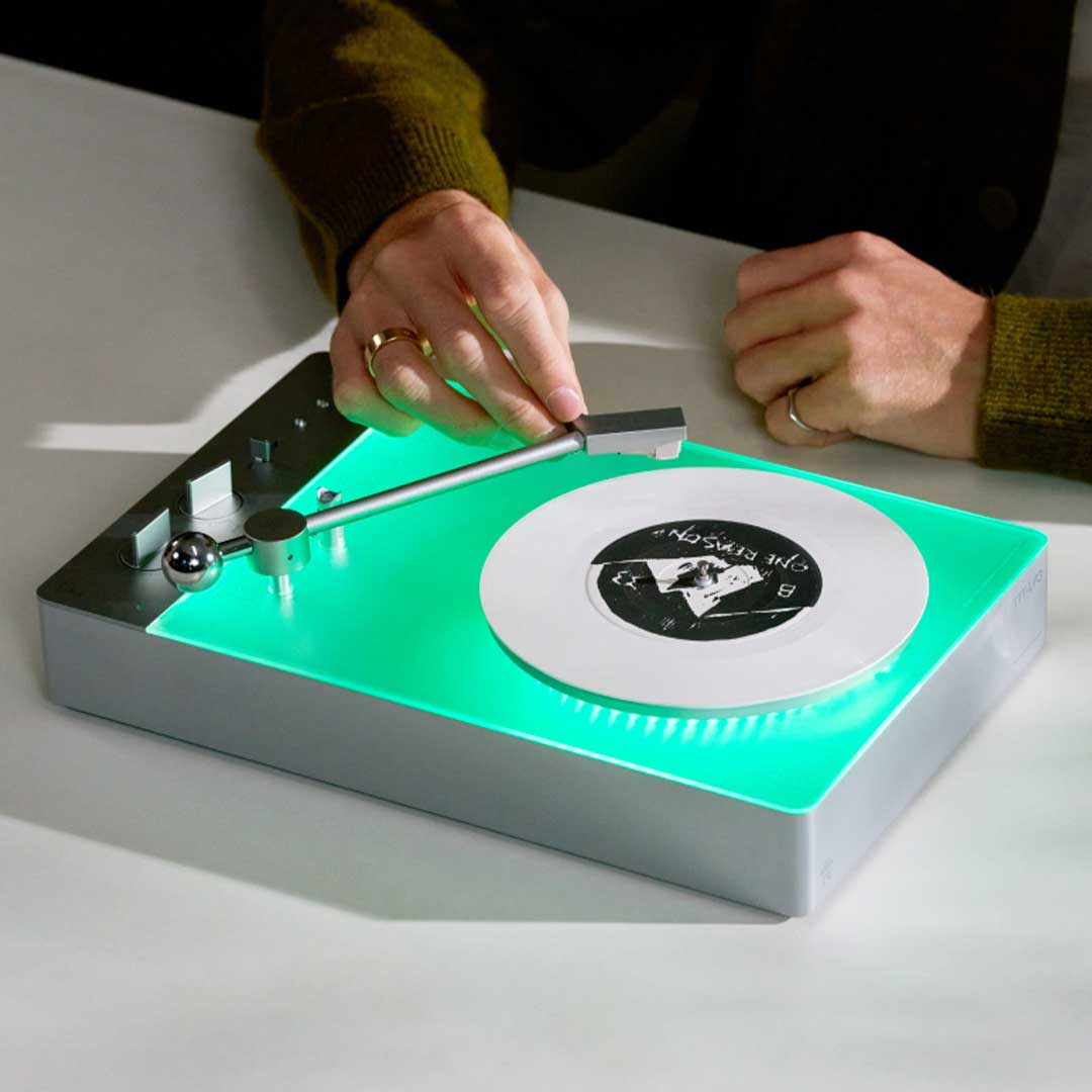 Wall-Mounted Vinyl, CD & Cassette System