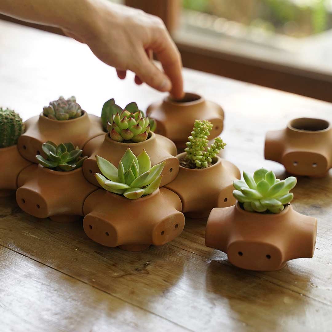 Modular Terracotta Planter System