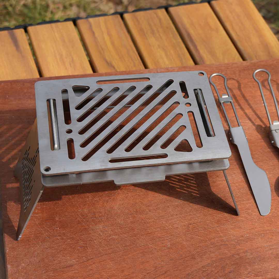 Outdoor Titanium Stove, Fuel It Your Way