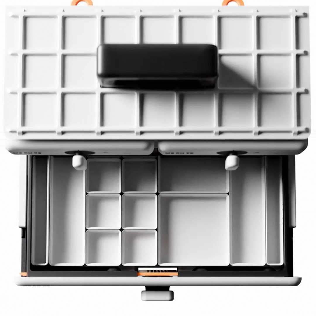Modular 3D-Printed Workshop Storage System