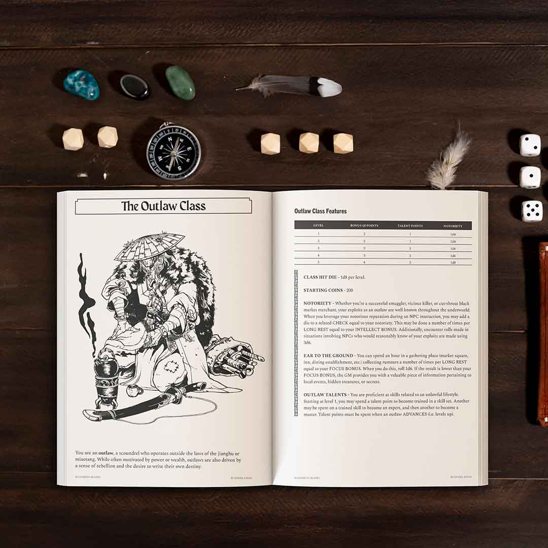 A Heroic Wuxia Inspired Roleplay with Tactical Combat