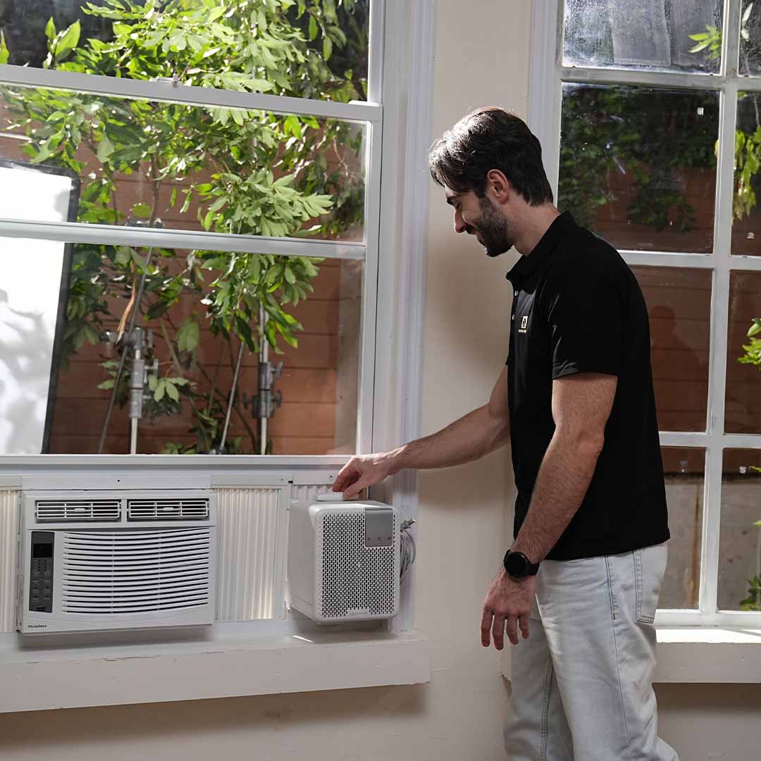 Window Fresh Air + HEPA Purification