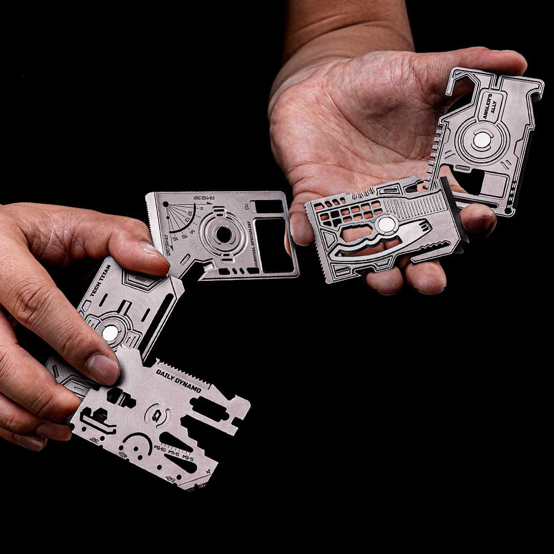 100 Tools In 5 Titanium Cards