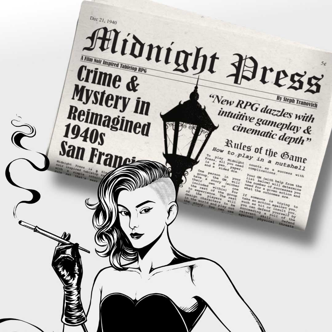 The Ultimate Detective Noir TTRPG