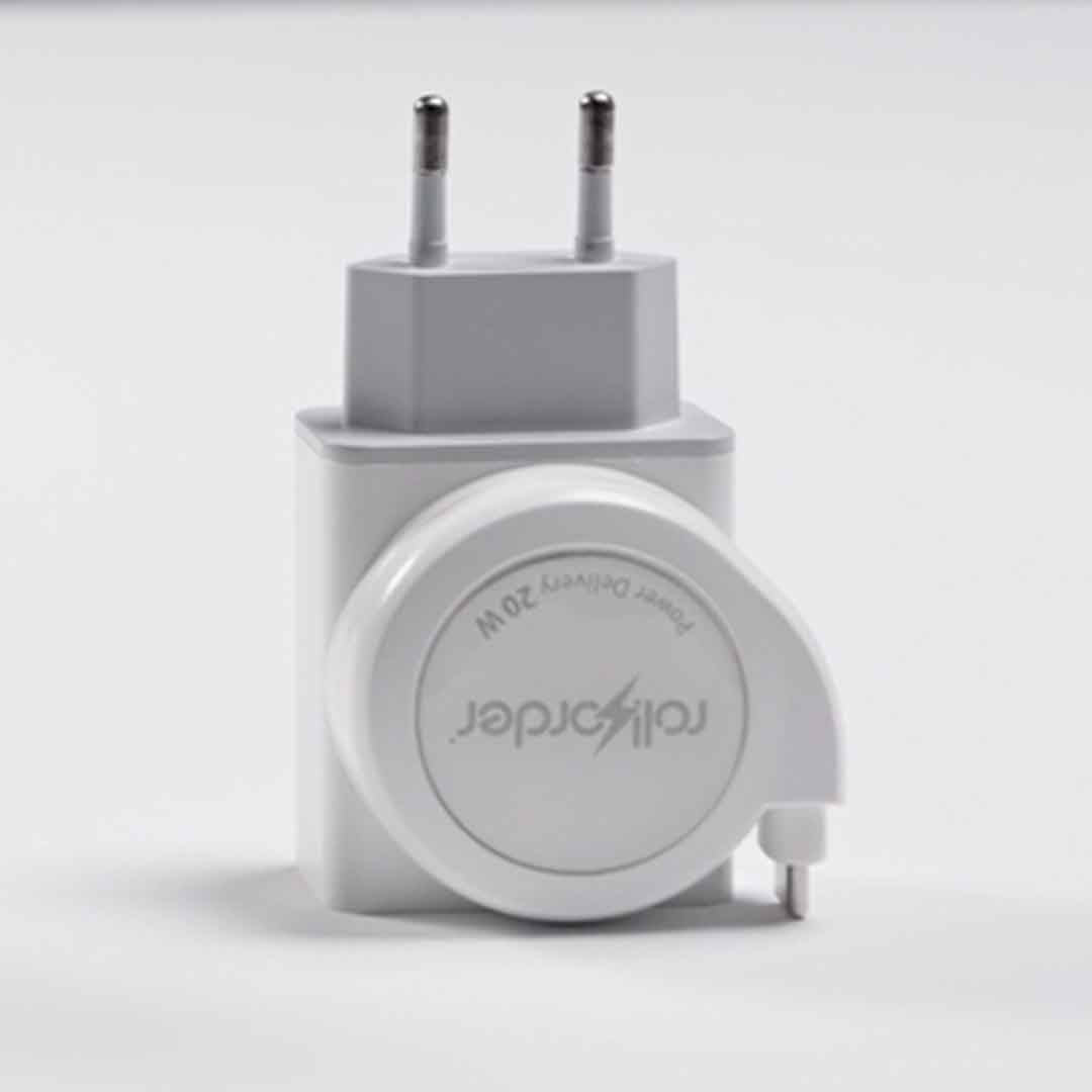 The Compact Charging Solution With A Built-In Retractable Cable