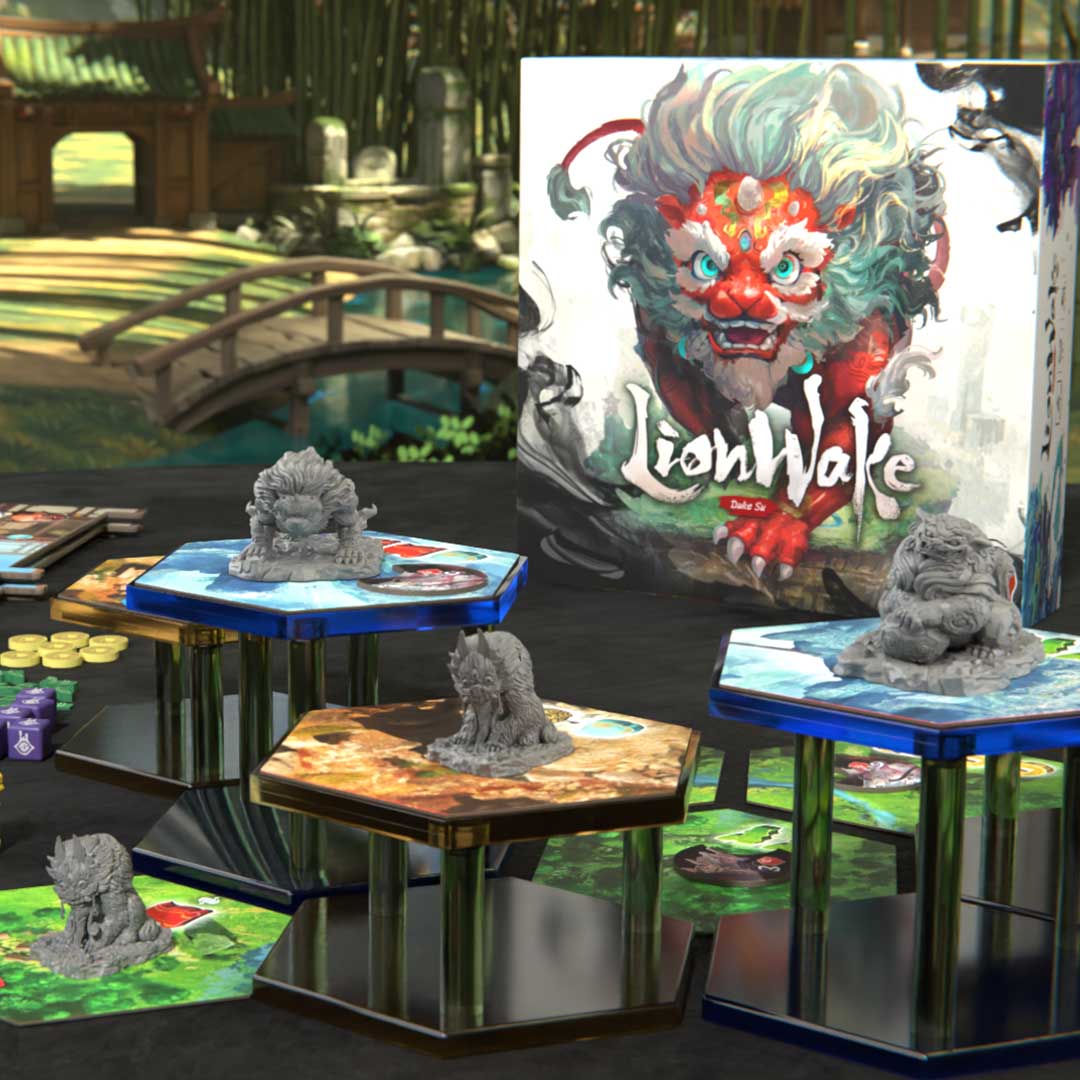 A Lion Dance-Inspired Strategy Board Game
