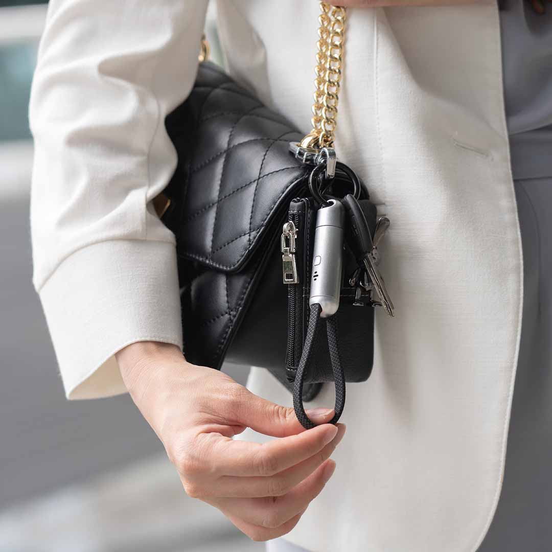 The Keychain That Charges, Stores, Tracks