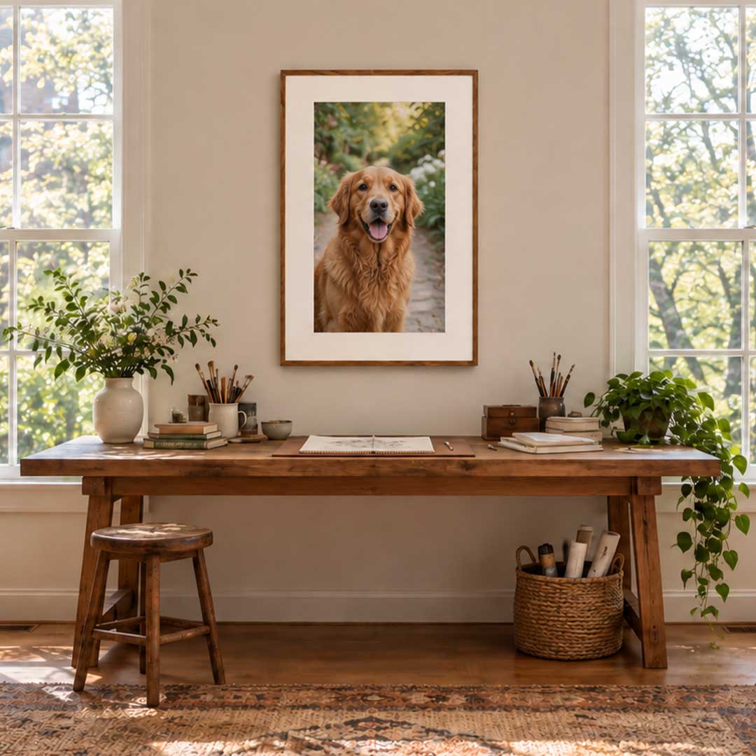 AI E-Ink Canvas For Living Wall Art