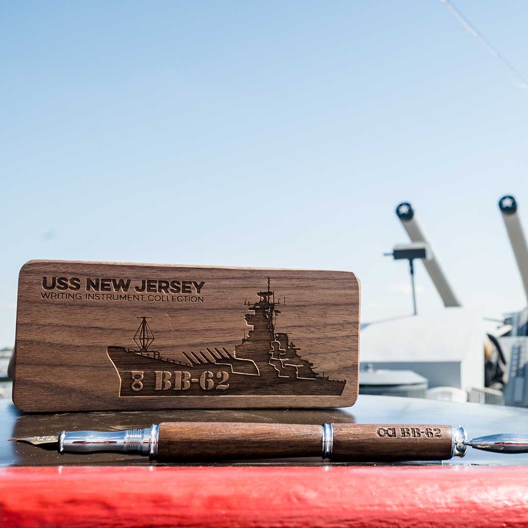 Writing Tools Crafted From The Decks Of BB-62