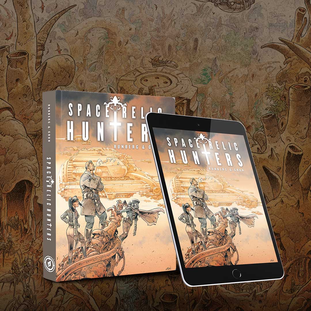 Galactic Relic Hunt in Deluxe Hardcover