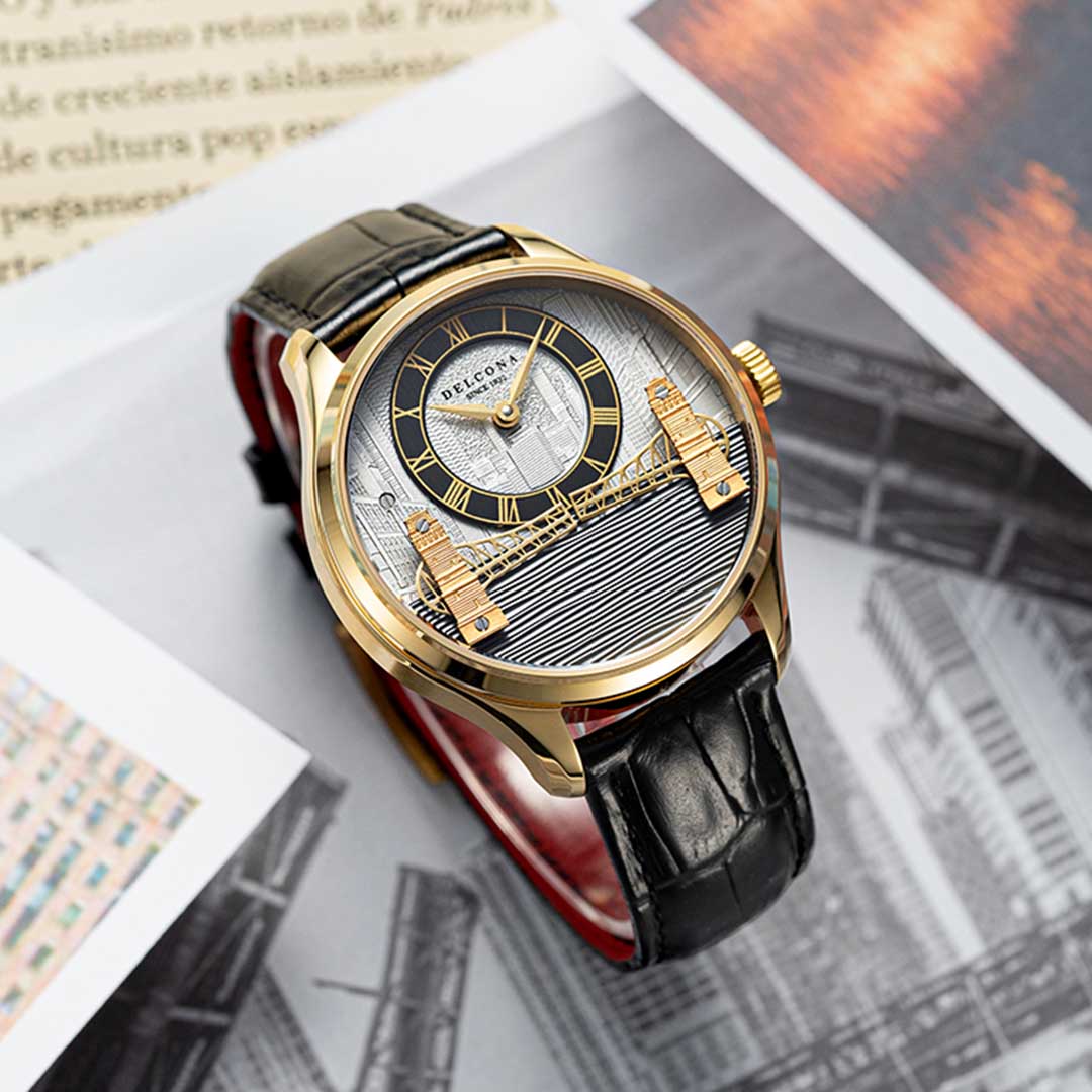 Hourly Bridge Automaton, 42mm Steel