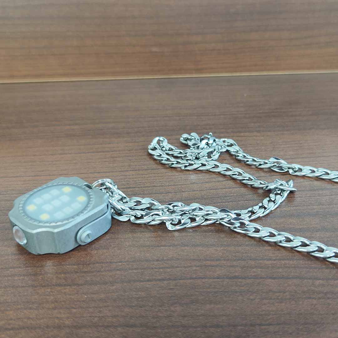 The Titanium Coin Size Light With 5 Colors