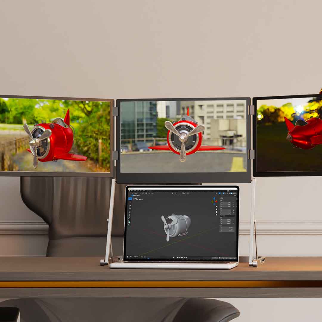 Triple-Screen Display For A Next-Gen Efficiency Boost