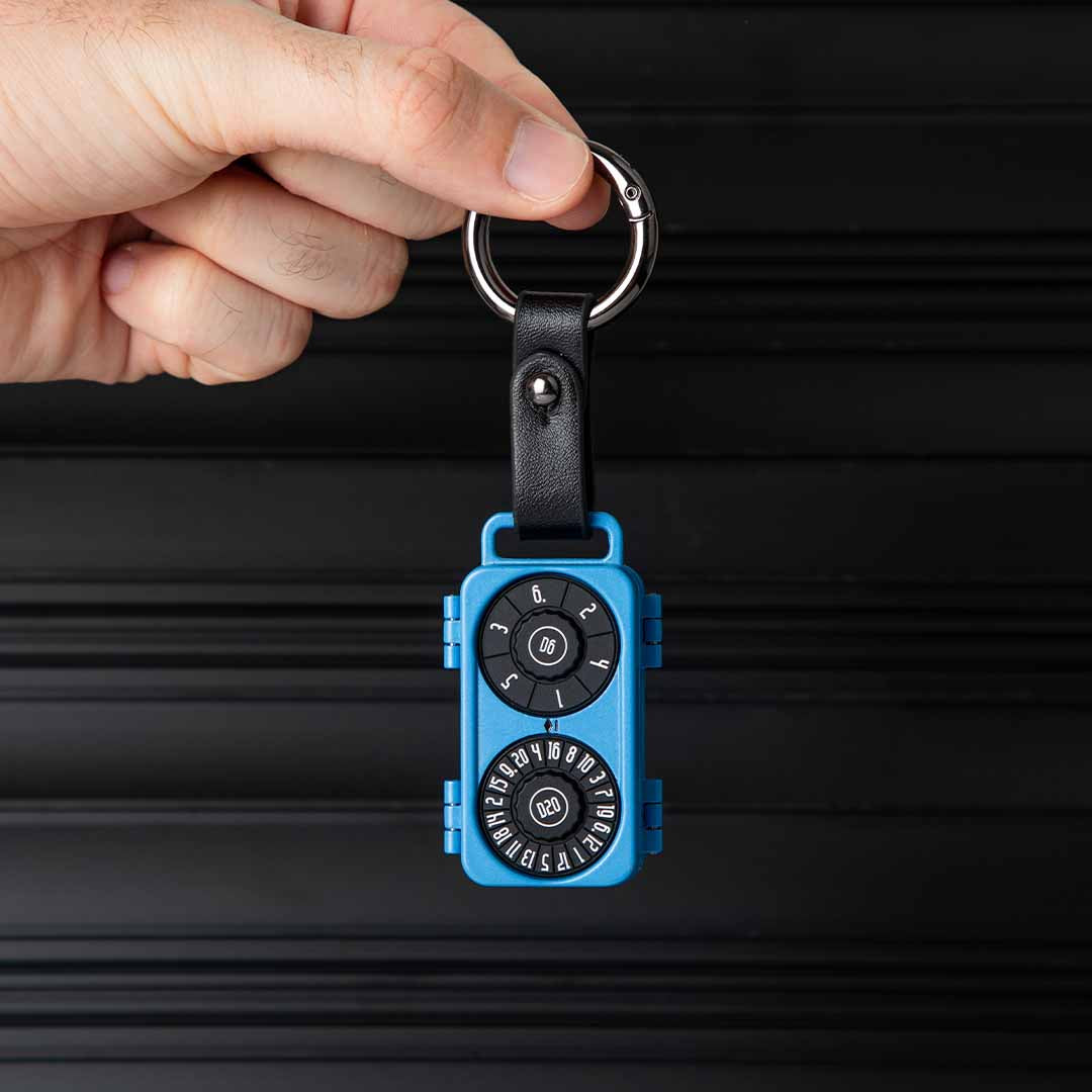 Magnetic Tri-Fold Metal Dice, d4 to d20