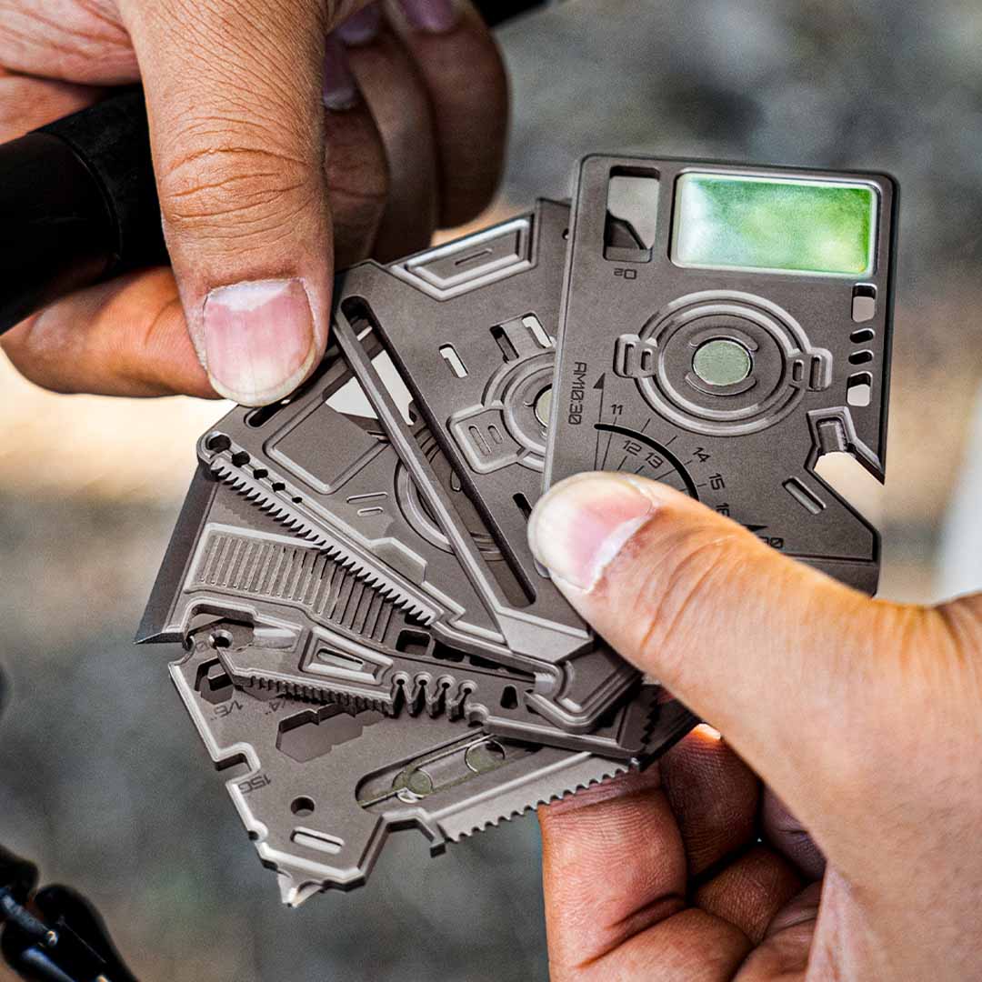 100 Tools In 5 Titanium Cards