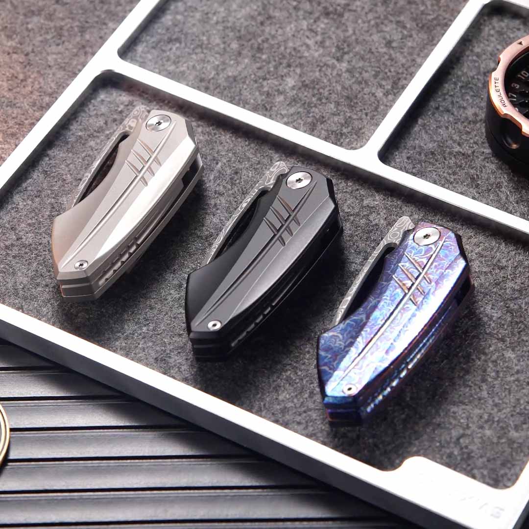 The Titanium EDC Tool With Nine Custom Styles