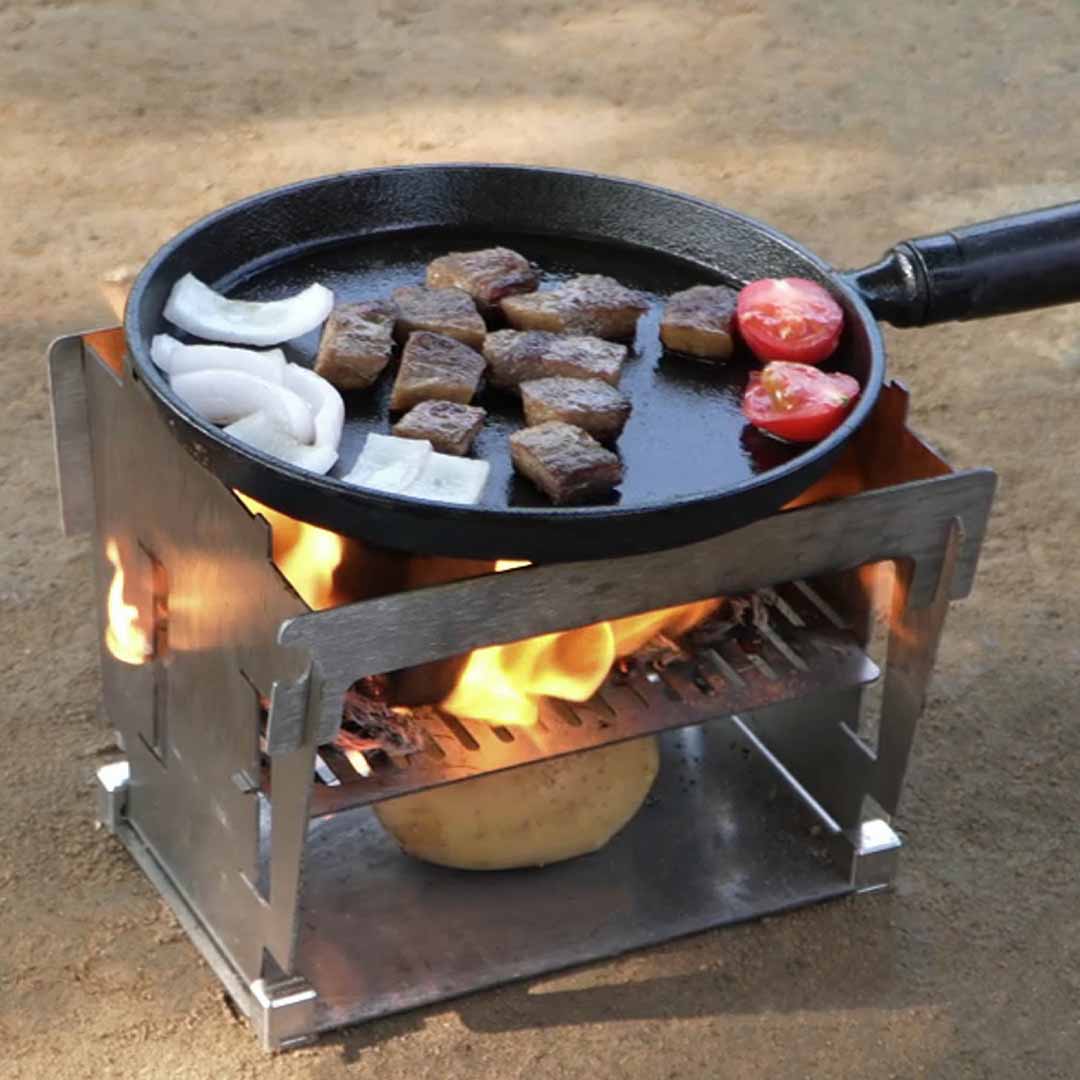 Flat-Pack Firepower For Camp Cooking