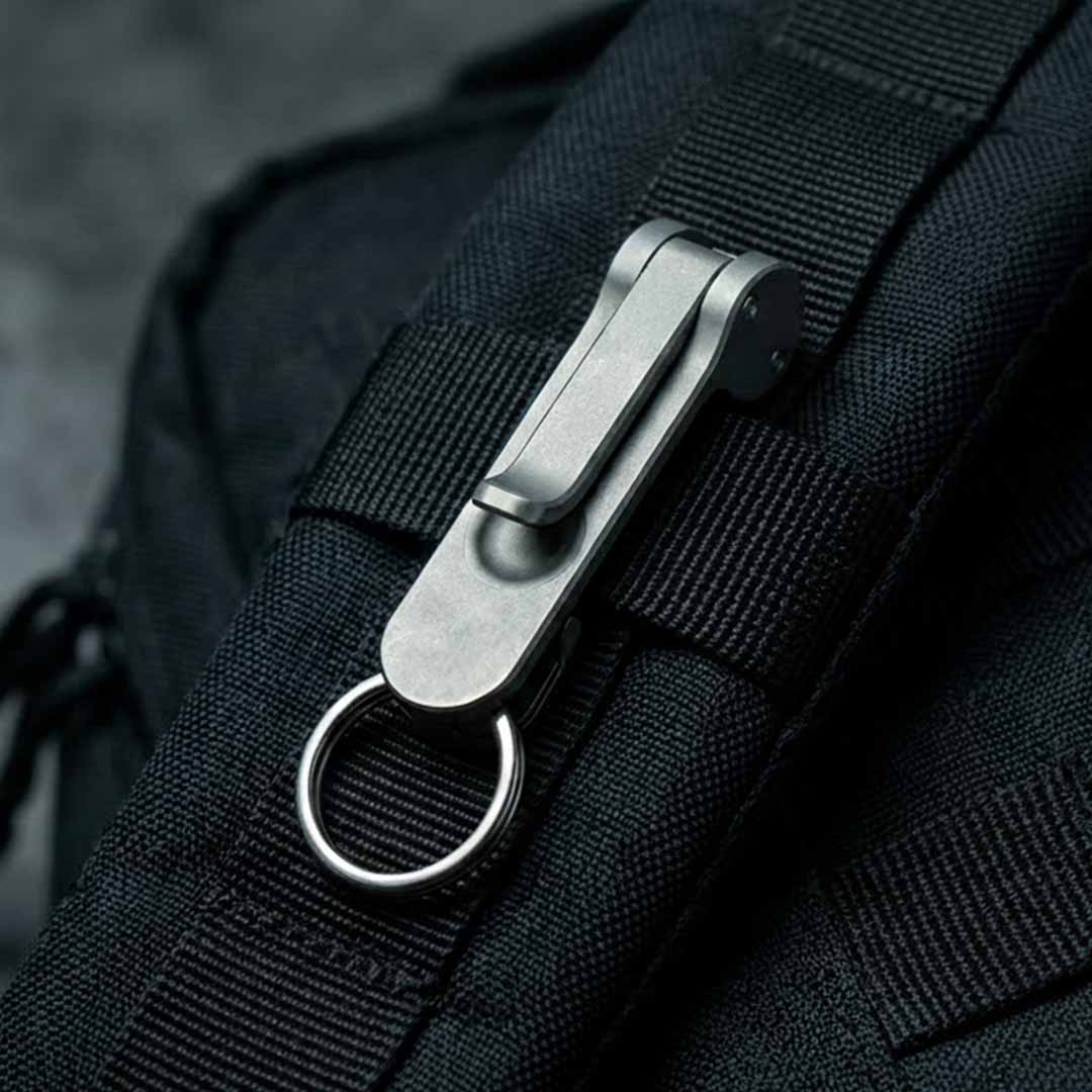 Titanium Locking Keychain Clip