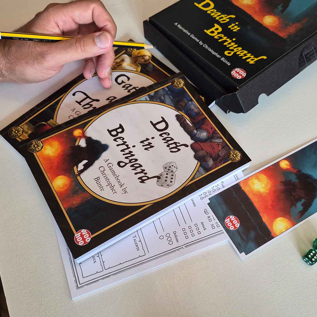 Roll Dice. Make Choices. Follow The Clues.