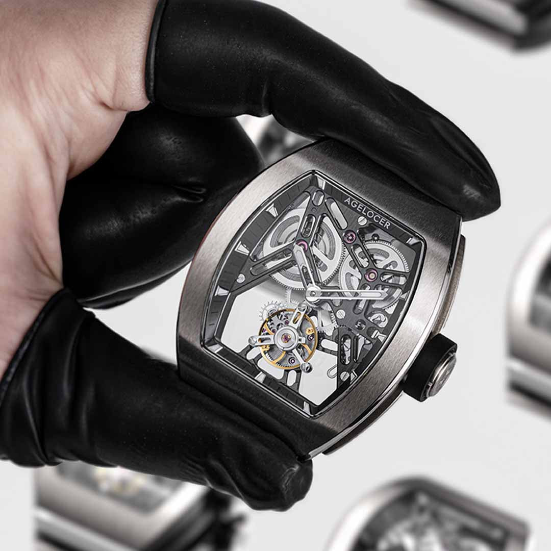 Aerospace Titanium Mechanical Tourbillon Watch