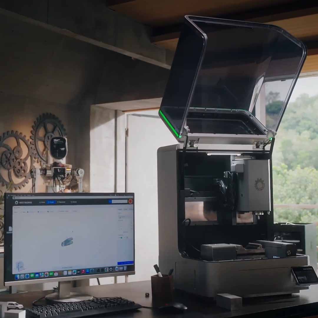 The Desktop CNC That Cuts Hard Metals