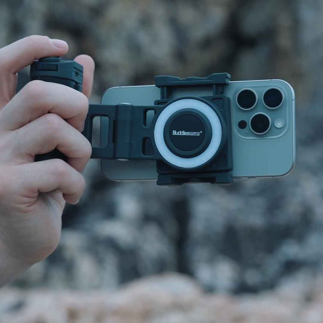 Ergonomic Phone Grip With Mobile Gimbal For Pro Shots