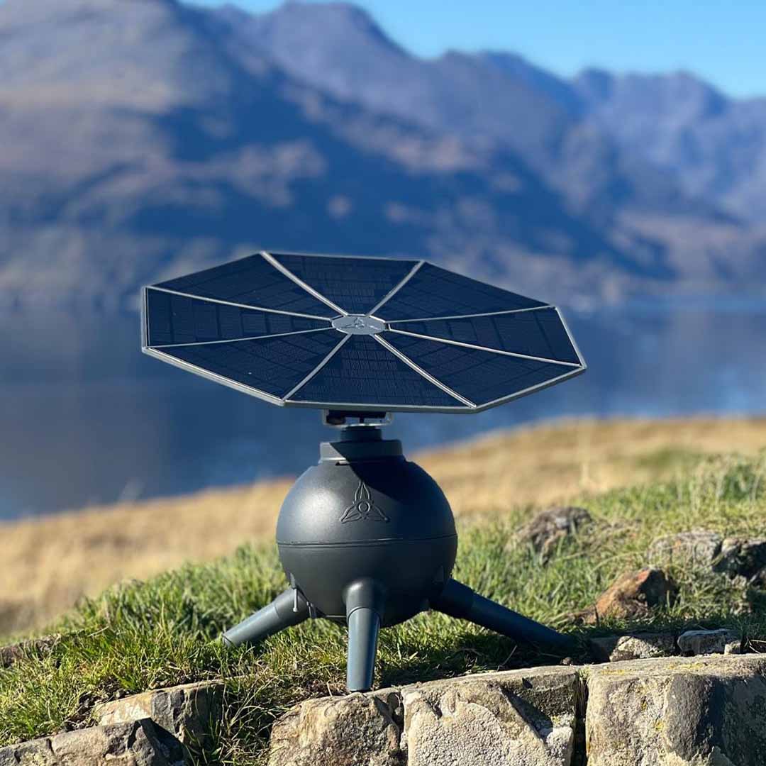 Portable Solar Power, No Cable Chaos