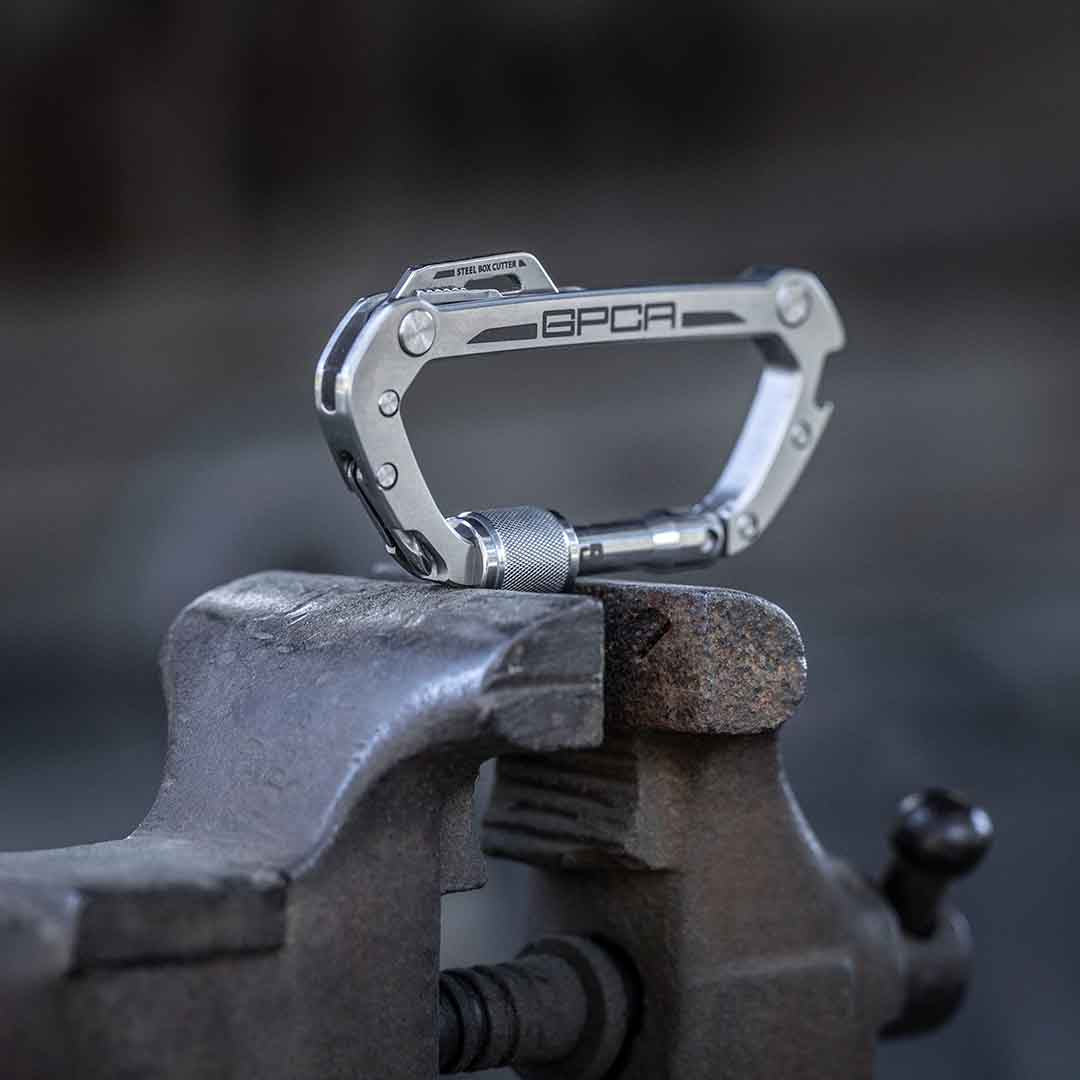 Carabiner With More Than 14 Hidden Uses