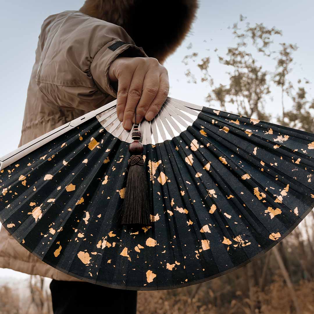 Grade 5 Titanium Folding Fan