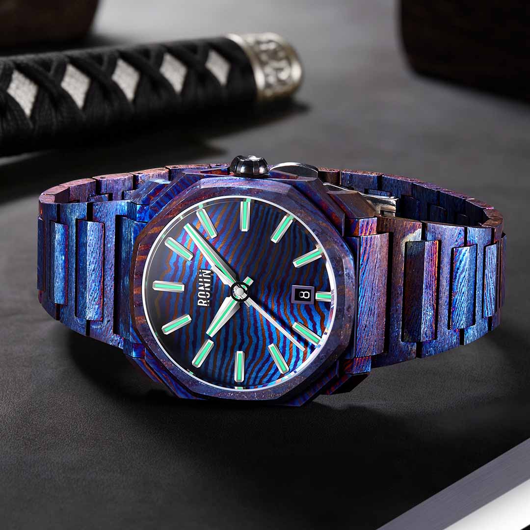 The Samurai Watch In Full Damascus