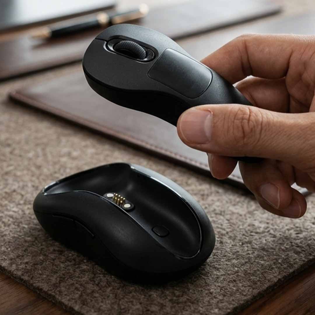 Ergonomic Mouse With Detachable Air Control