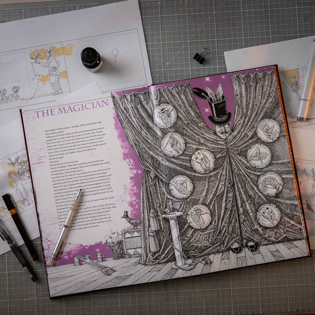 Hand-Drawn Psychology Art Book