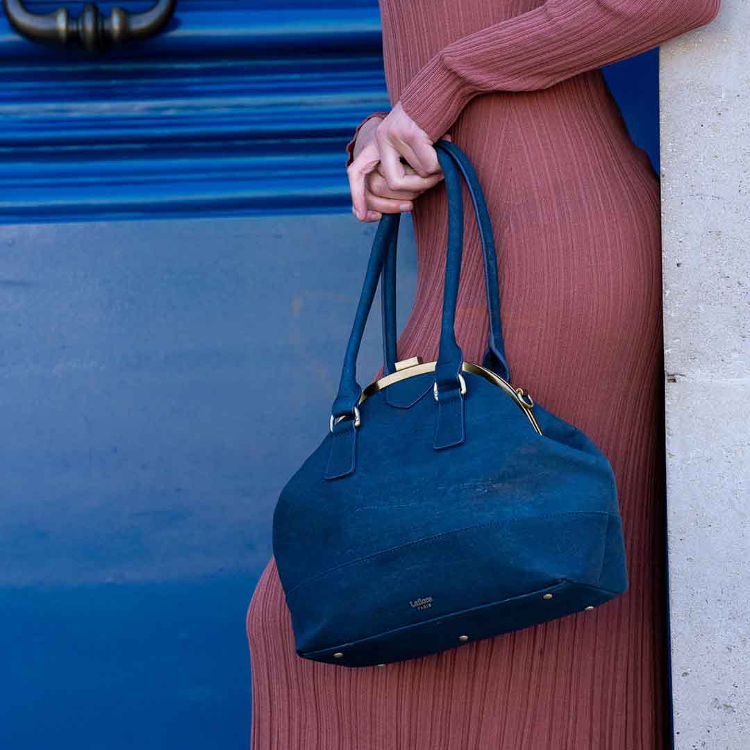 Parisian Cork Oak Handbag With 3 Ways To Wear