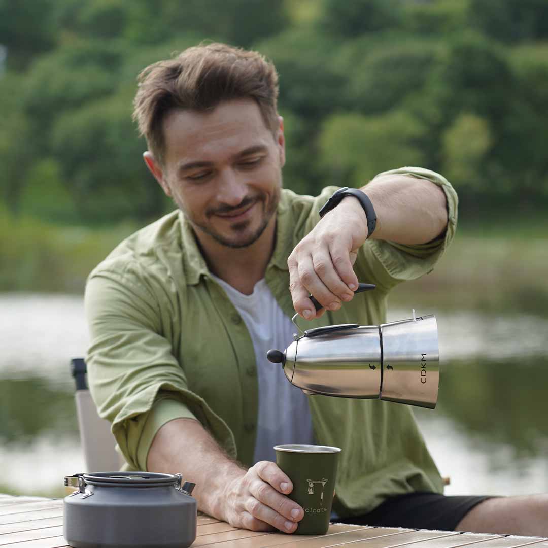 Electric Moka Pot Coffee Maker