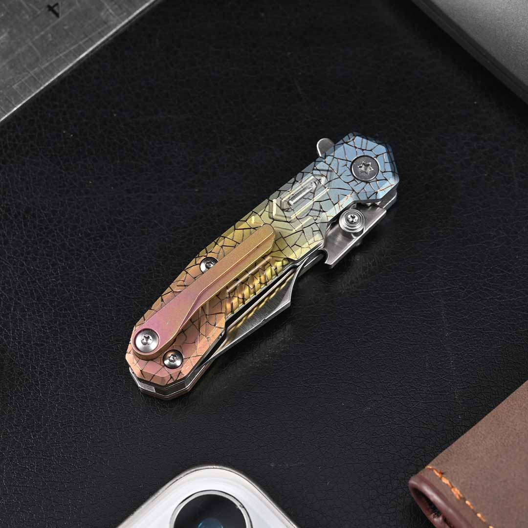 M390 Titanium Pocket EDC With Opener