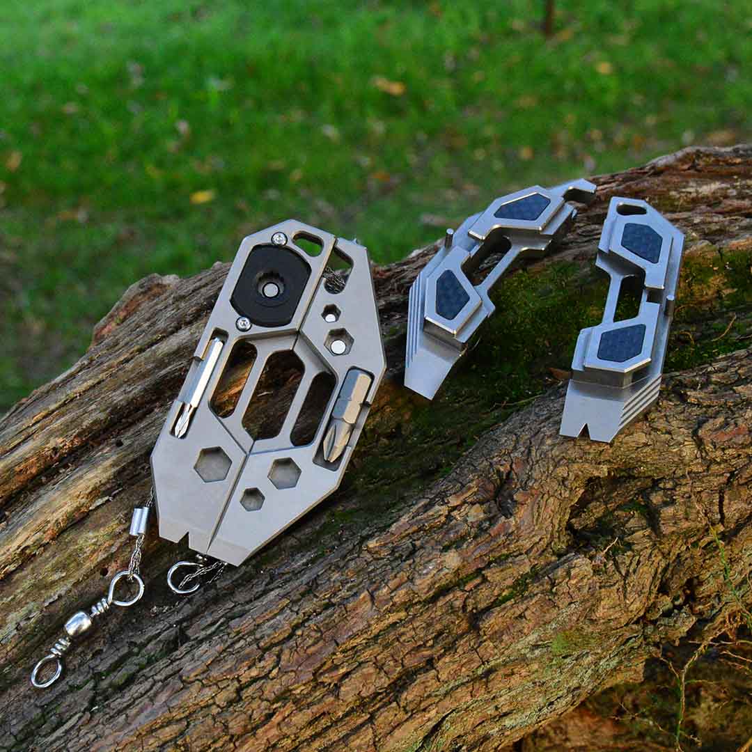 CNC-Machined Titanium Multi-Tool For EDC