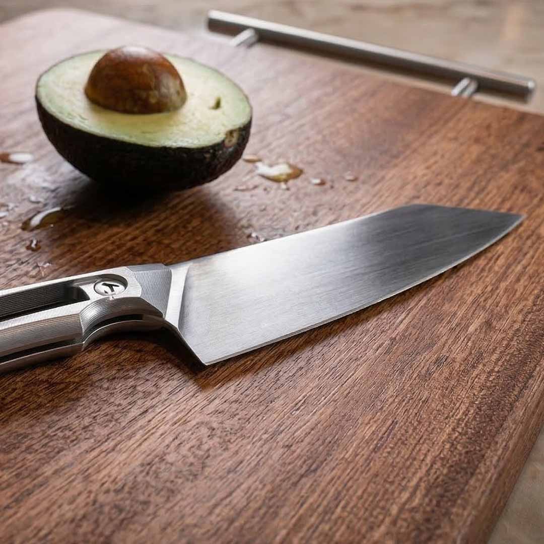 World's First M390 CNC Handle Knife