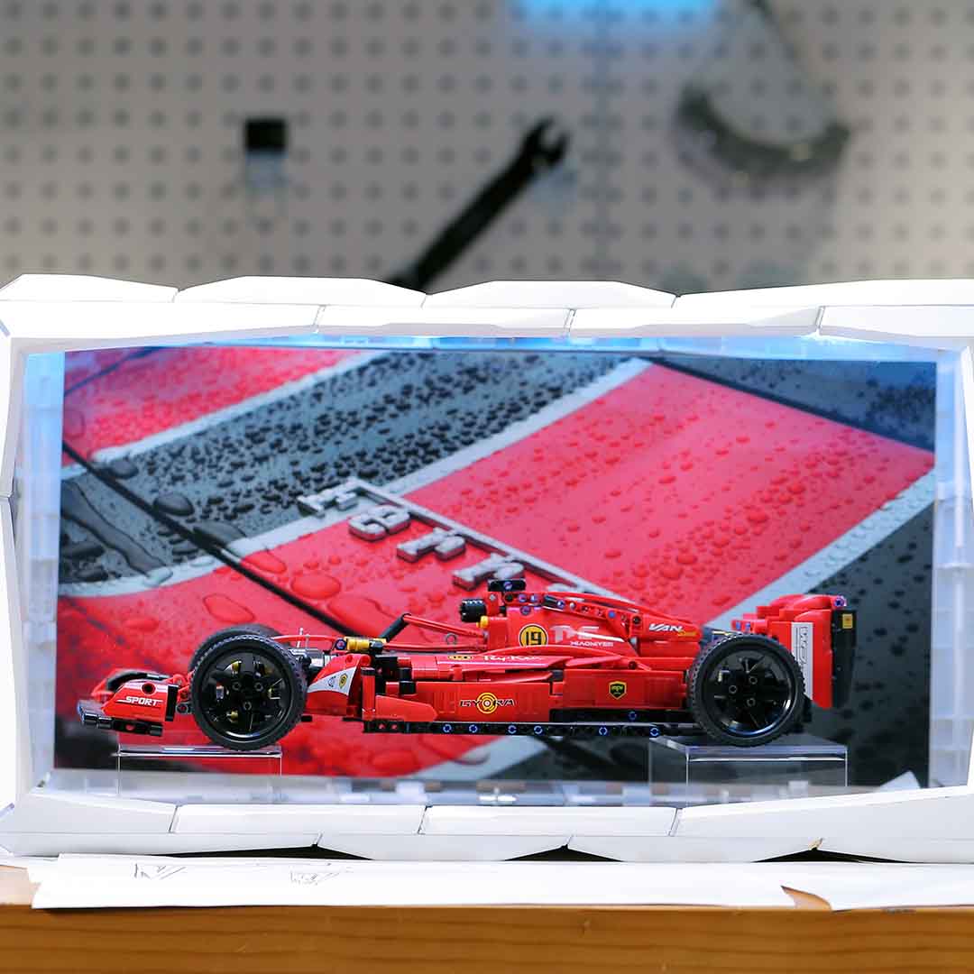Magnetic Display Case with LED Lighting