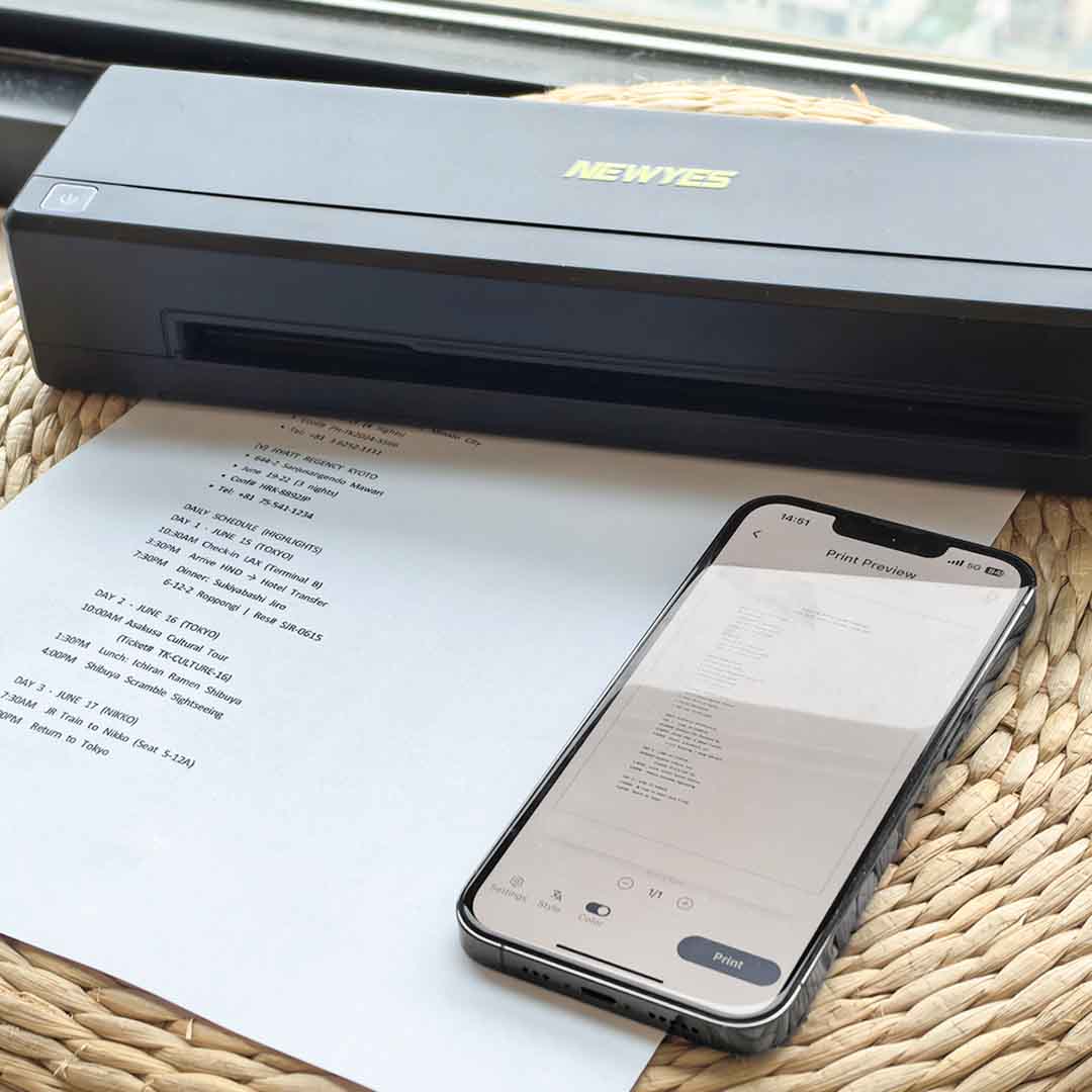 Ultra-Light Portable Inkjet Printer