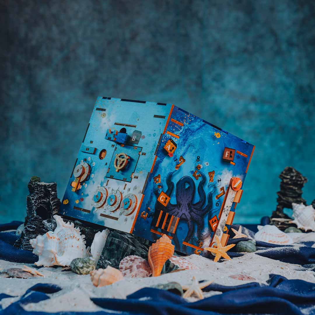Handcrafted Atlantis & Cosmic Puzzle Boxes