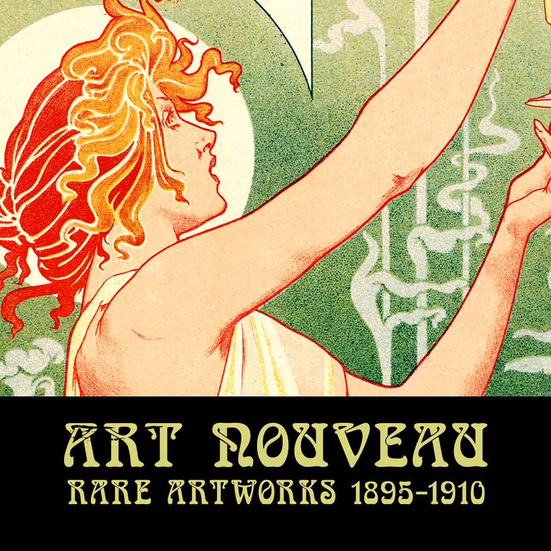 Rare Art Nouveau Posters Captured In Ultra-Detail